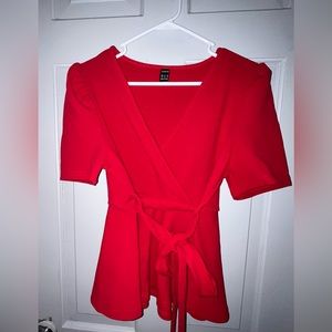 SHEIN Red Blouse